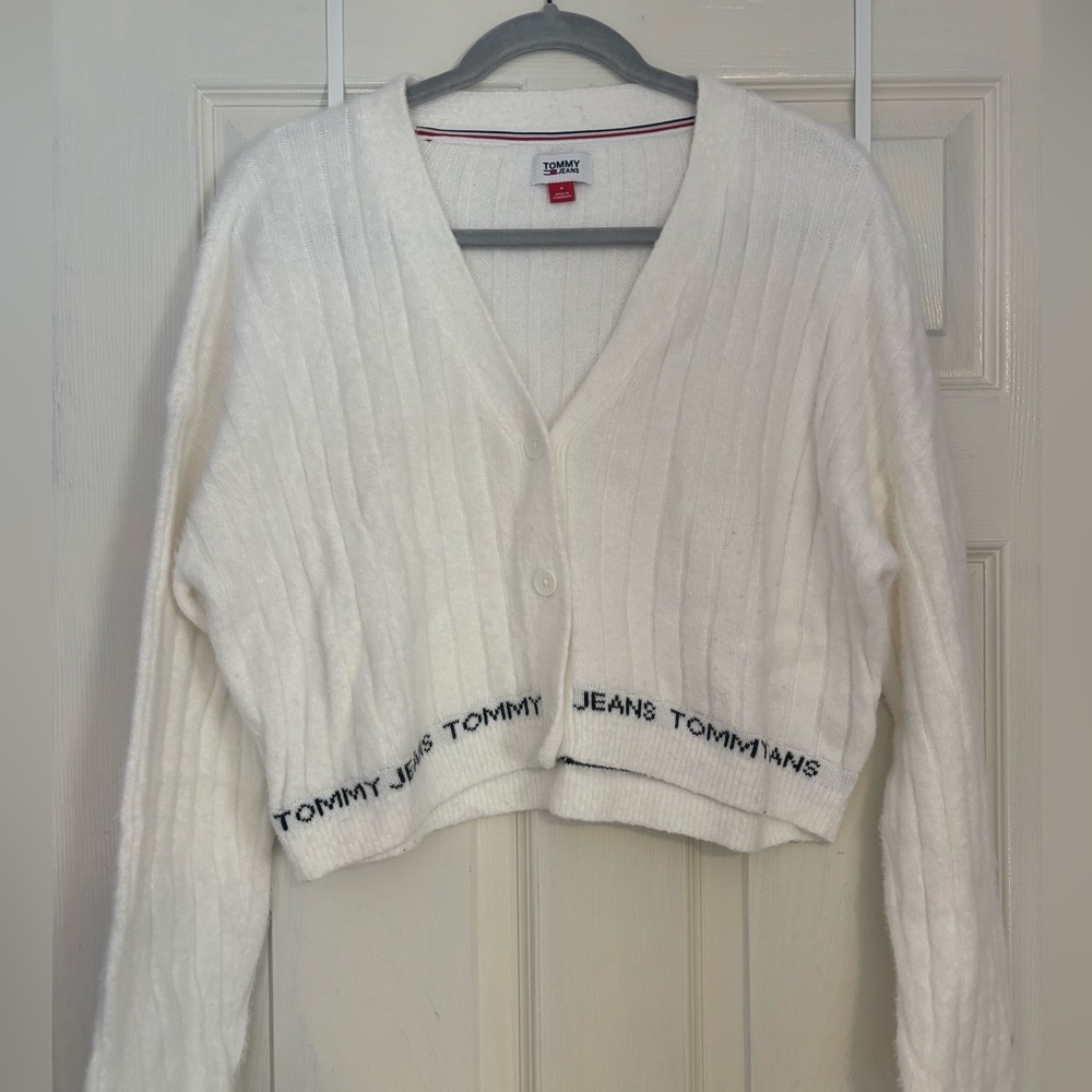 Tommy Hilfiger Women’s Cable Knit Front Button Cardigan